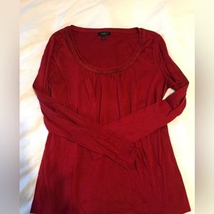 Talbots sz small red shirt